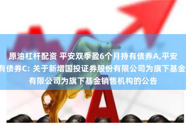 原油杠杆配资 平安双季盈6个月持有债券A,平安双季盈6个月持有债券C: 关于新增国投证券股份有限公司为旗下基金销售机构的公告